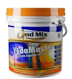 Manta Líquida Impermeabilizante Vedamaster Incolor 10lts - Vedamaster