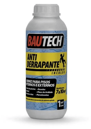 Bautech Verniz Antiderrapante Pote 1lt - Bautech