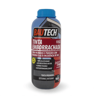 Bautech tinta Emborrachada Pote 900ml - Bautech