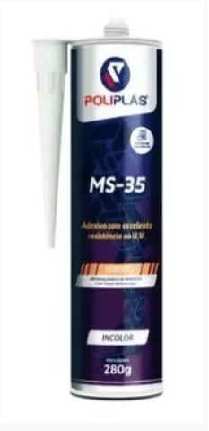 Poliplas MS 35 Incolor Cartucho 280gr - Poliplás