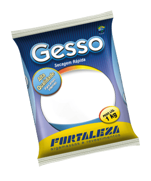 GESSO FORTALEZA - SACO 1KG - Fortaleza