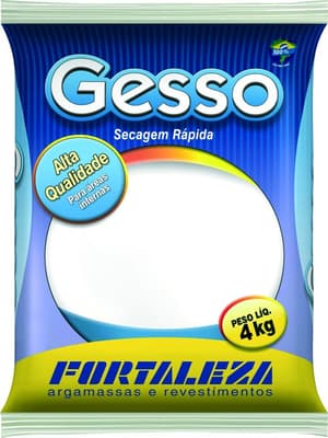 GESSO FORTALEZA - SACO 4KG - Fortaleza