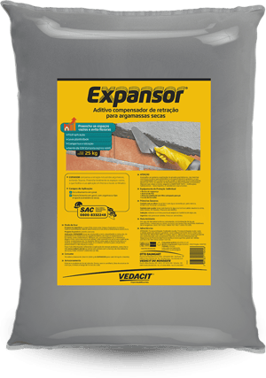 EXPANSOR - SACO 25 KG - Vedacit