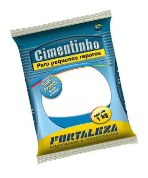 CIMENTINHO FORTALEZA CINZA- SACO 01KG - Fortaleza