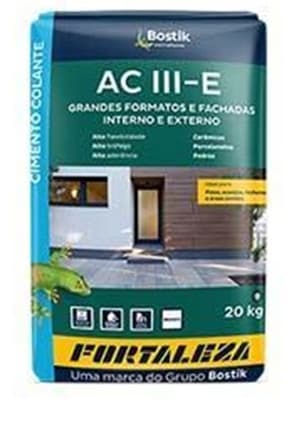 CIMENTO COLANTE GRANDES FORMATOS - SACO 20KG - Fortaleza