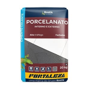 CIMENTO COLANTE PORCELANATO CINZA - SACO 20KG - Fortaleza