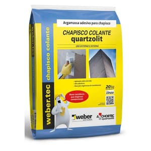 CHAPISCO COLANTE - SACO 20KG - Quartzolit