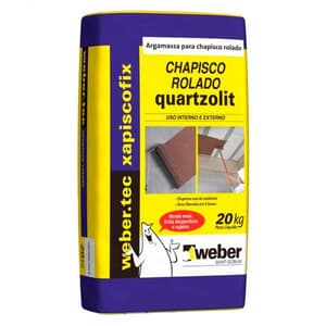 CHAPISCO ROLADO - SACO 20KG - Quartzolit