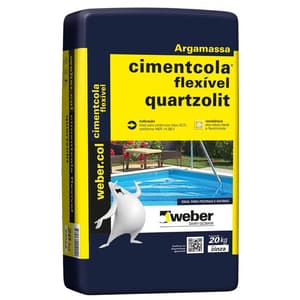 CIMENTCOLA FLEXIVEL - SACO 20KG - Quartzolit