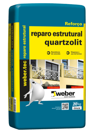 ARGAMASSA CIMENTCOLA REPARO ESTRUTURAL - SACO 20KG - Quartzolit