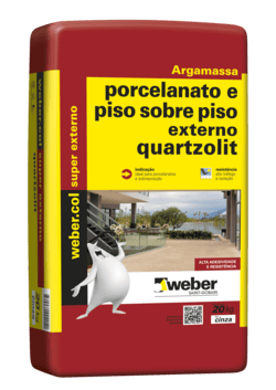 ARGAMASSA CIMENTCOLA SUPER EXTERNO - SACO 20KG - Quartzolit
