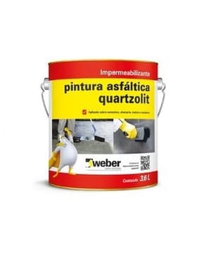 PINTURA ASFÁLTICA QUARTZOLIT - GALÃO 3,6L - Quartzolit