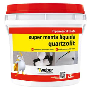 SUPER MANTA LIQUIDA QUARTZOLIT CONCRETO - BALDE 12KG - Quartzolit