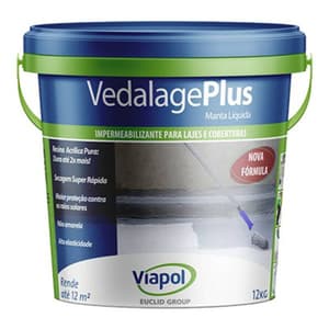 VEDALAGE PLUS BRANCO - BALDE 12KG - Viapol
