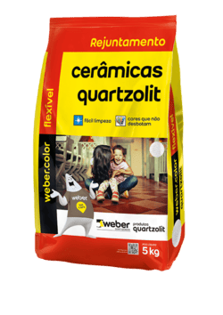 REJUNTE CERÂMICAS QUARTZOLIT CARAMELO - 5KG - Quartzolit