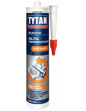 TYTAN SIL. ALTA TEMPERATURA VERMELHO - CART. - Selena