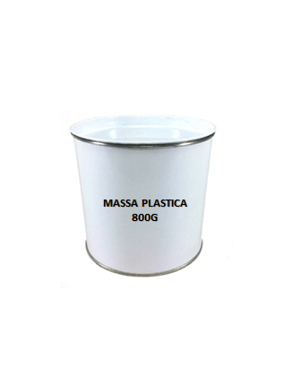 MASSA PLASTICA TOKCAR BRANCA - LATA 800GR - Impercid