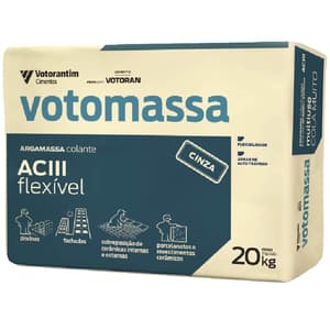 CIMENTCOLA VOTOMASSA ACIII CINZA - SACO 20KG - Votomassa