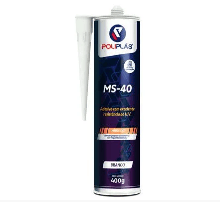 Poliplas MS Construção Cinza Cartucho 400gr