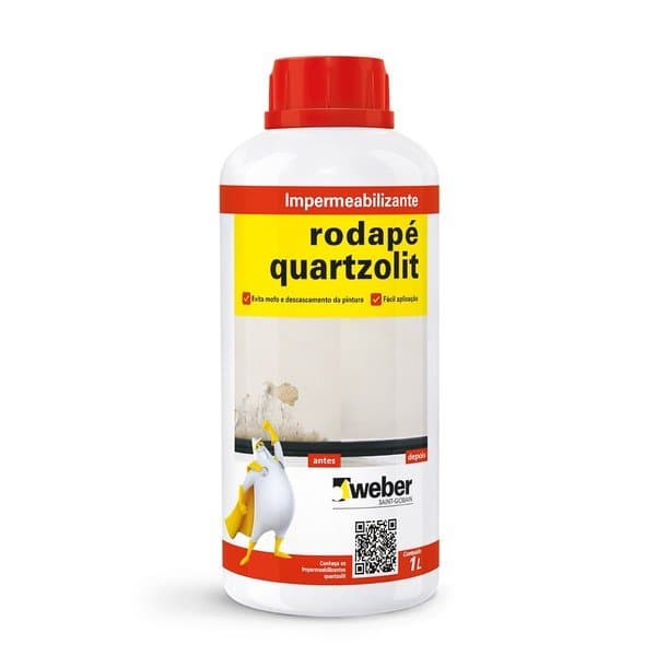 IMPER RODAPE QUARTZOLIT - FRASCO 1LT