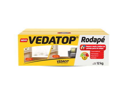 VEDATOP RODAPE - CAIXA 12KG